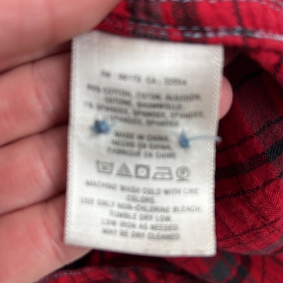 Anthropologie Holding Horses Red Plaid Tunic Dress - Picture 9 of 10